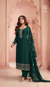Kuleesh Swarnaa By Vinay Jacquard Embroidery Wedding Salwar Suit Wholesale Market